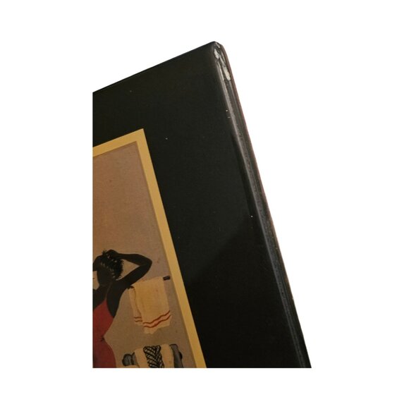 Annie Lee print on ceramic tile of two ladies getting ready in the bathroom - Picture 5 of 7